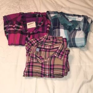 Plaid shirt combo! size S/M